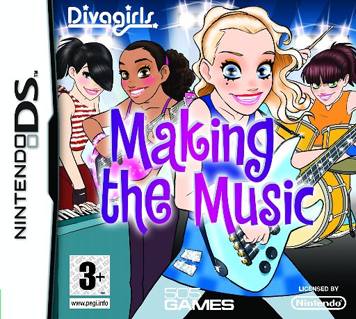 Diva Girls: Making the Music box art