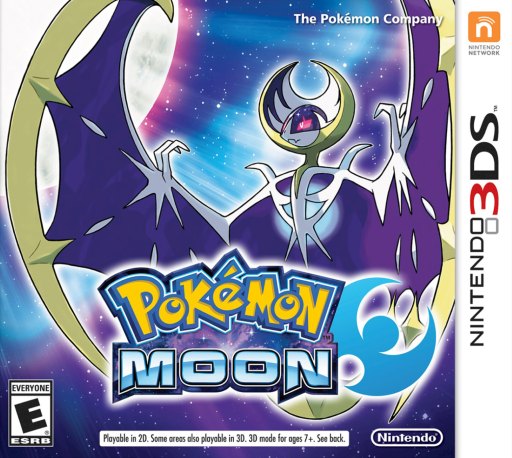 Pokemon Moon box art