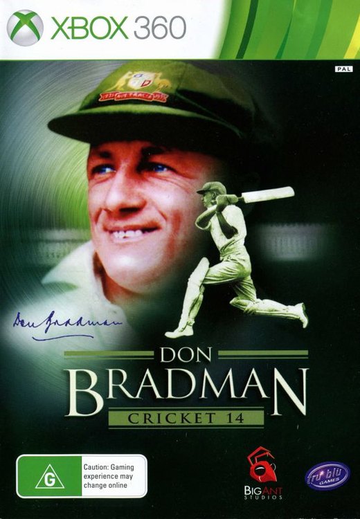Don Bradman Cricket 14 box art