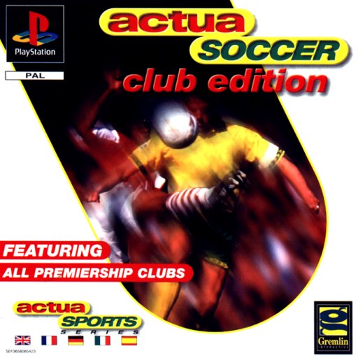 Actua Soccer: Club Edition box art