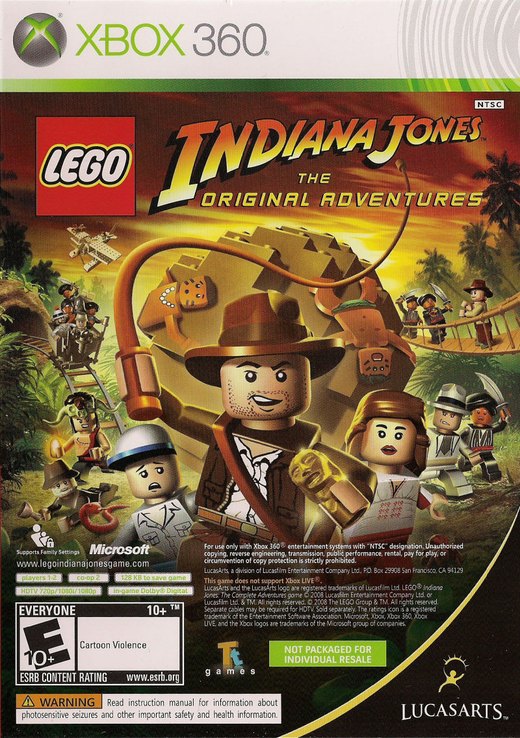 LEGO Indiana Jones: The Original Adventures/Kung Fu Panda Dual Pack box art