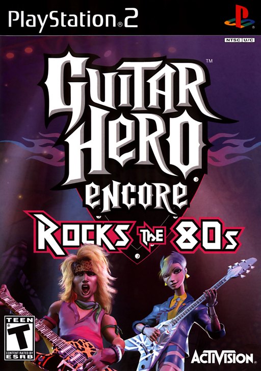 Guitar Hero Encore: Rocks the 80s box art