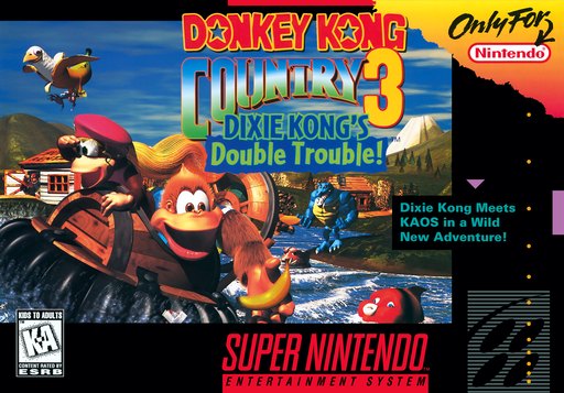 Donkey Kong Country 3: Dixie Kong's Double Trouble! box art