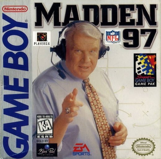 Madden 97 box art