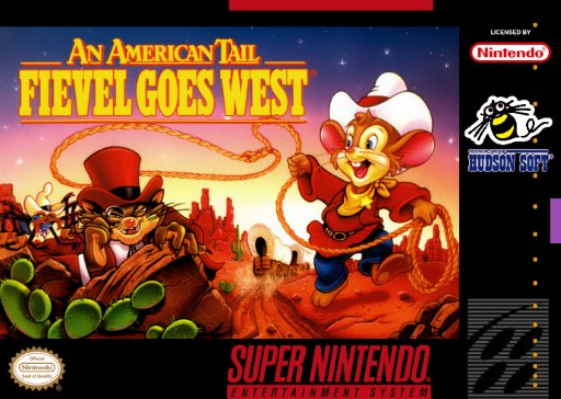 An American Tail: Fievel Goes West box art