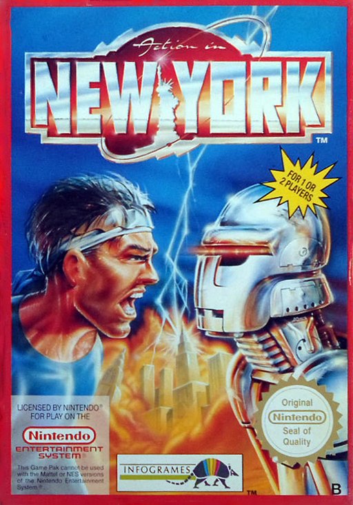 Action in New York box art