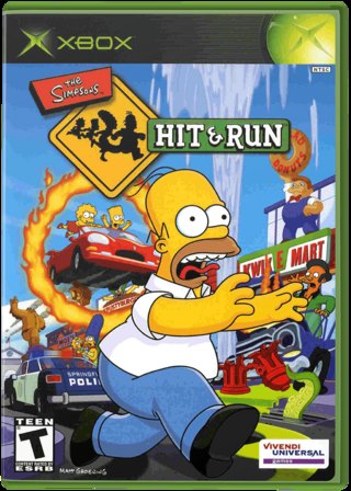 The Simpsons: Hit and Run box art