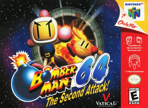 Bomberman 64: The Second Attack! box art