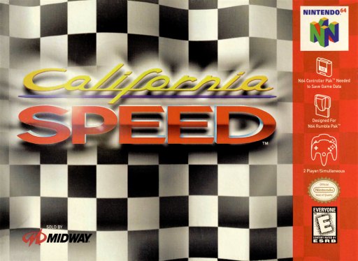 California Speed box art