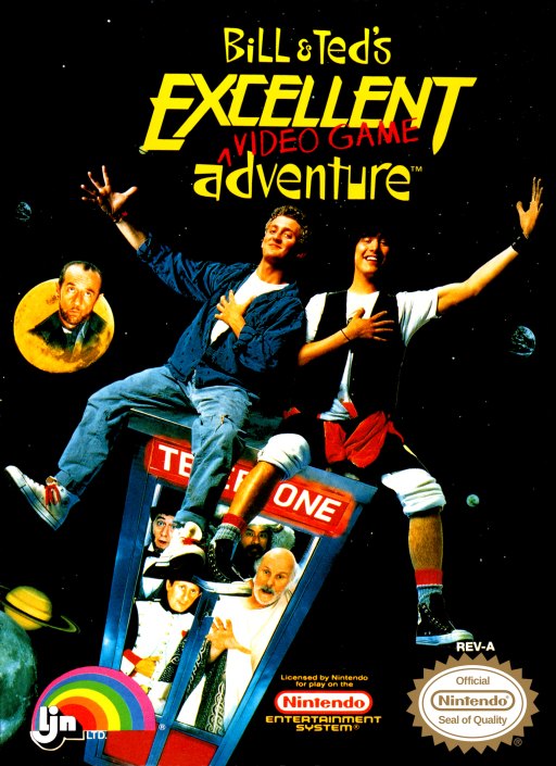 Bill _ Ted's Excellent Video Game Adventure box art