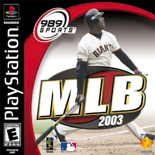 MLB 2003 box art