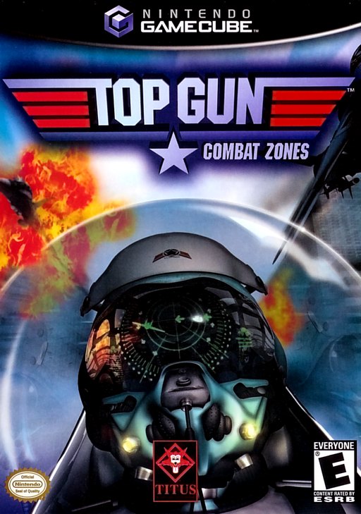 Top Gun: Combat Zones box art