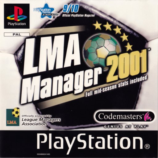 LMA Manager 2001 box art