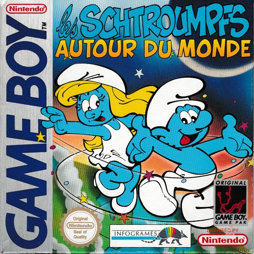 The Smurfs Travel The World box art