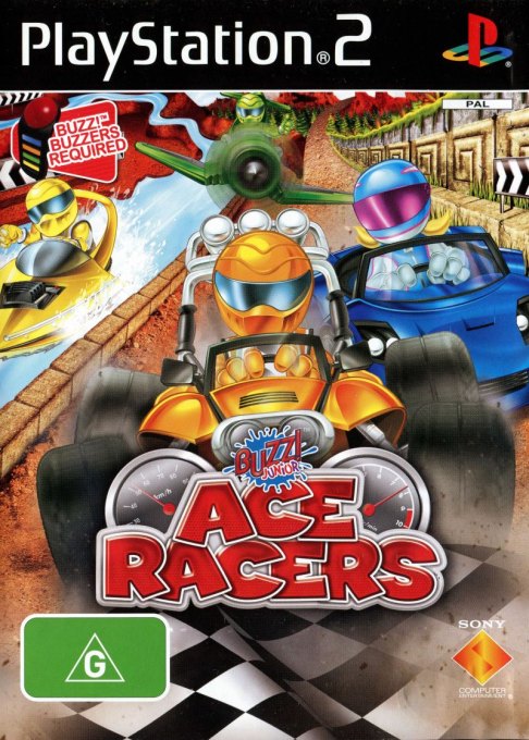 Buzz! Junior: Ace Racers box art