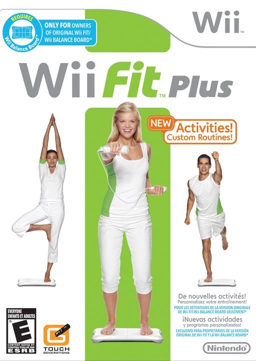 Wii Fit Plus box art