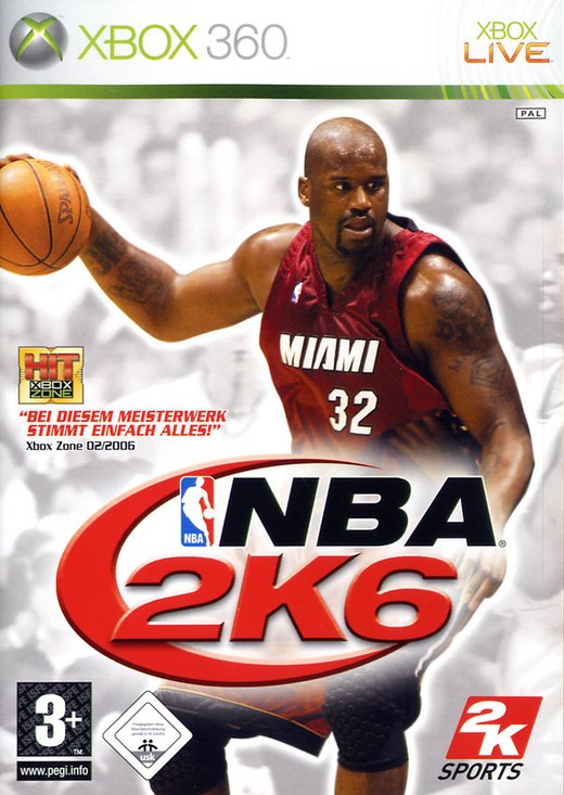 NBA 2K6 box art