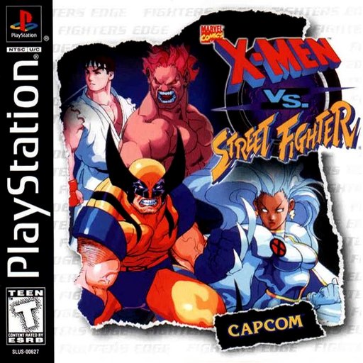 X-Men vs. Street Fighter box art