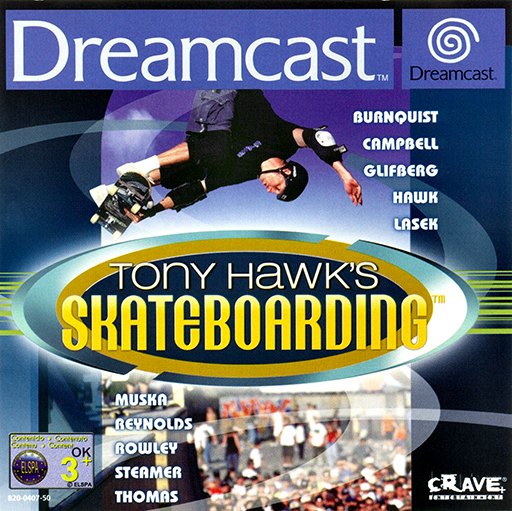 Tony Hawk's Skateboarding box art