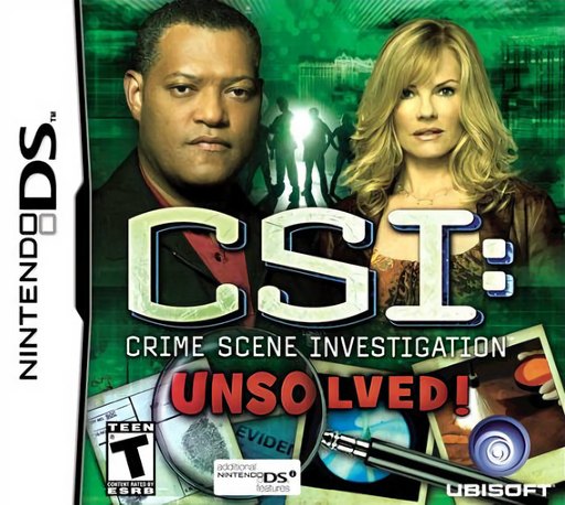 CSI: Crime Scene Investigation: Unsolved! box art