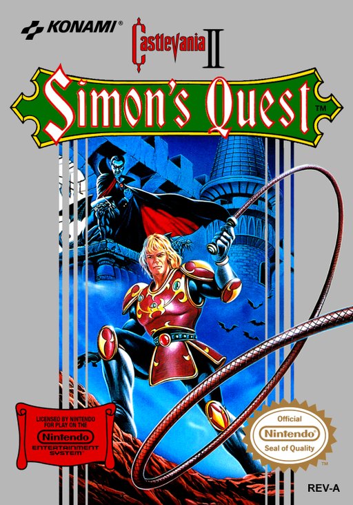 Castlevania II: Simon's Quest box art