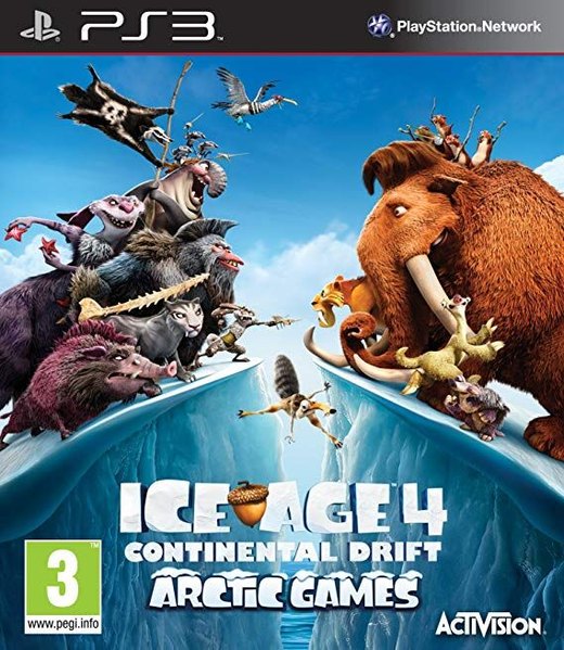 Ice Age 4: Continental Drift Arctic Games box art