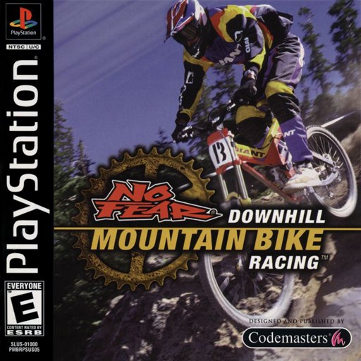 No Fear Downhill Mountain Bike Racing box art
