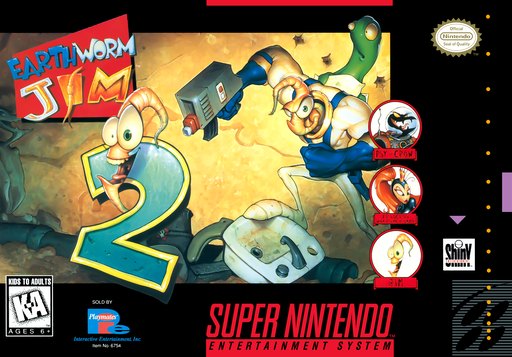 Earthworm Jim 2 box art