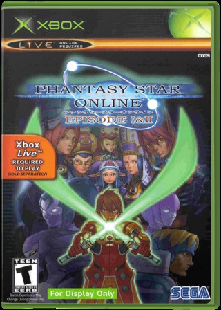 Phantasy Star Online Episode I and II box art