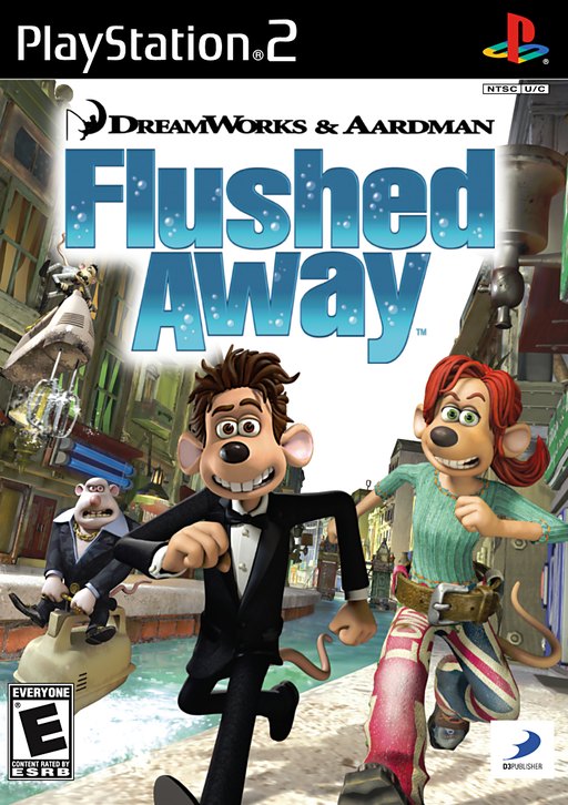DreamWorks _ Aardman Flushed Away box art