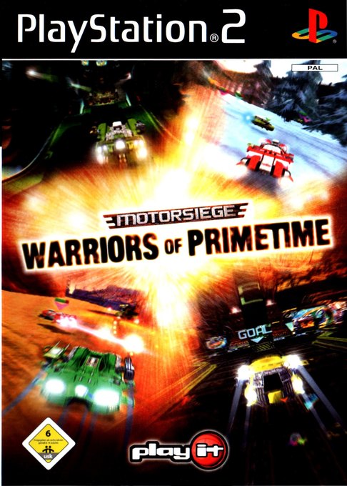 Motorsiege: Warriors of Primetime box art