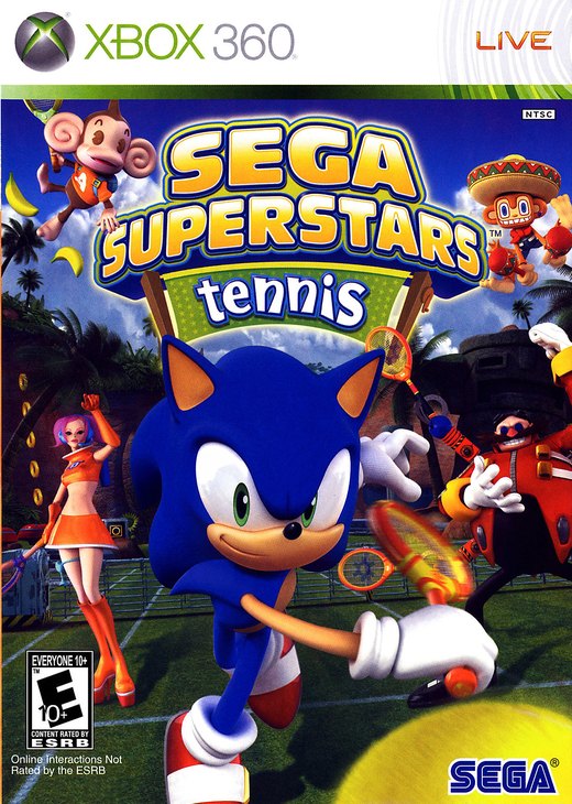 Sega Superstars Tennis box art