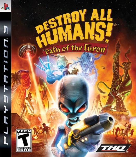 Destroy All Humans! Path of the Furon box art