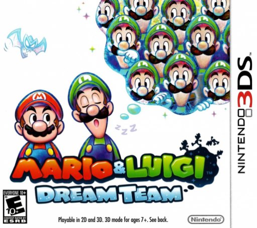 Mario _ Luigi: Dream Team Bros. box art