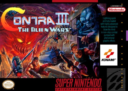Contra III: The Alien Wars box art