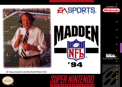 Madden NFL '94 box art