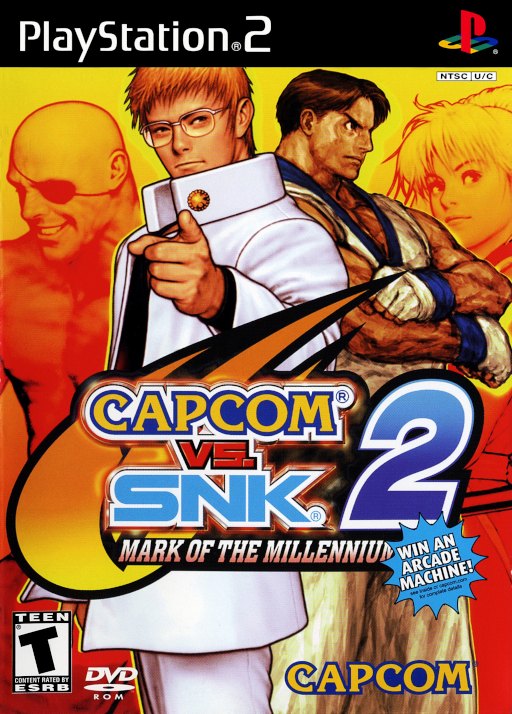 Capcom vs. SNK 2: Mark of the Millennium 2001 box art