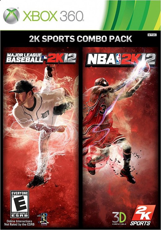 2K Sports Combo Pack: MLB 2K12/NBA 2K12 box art