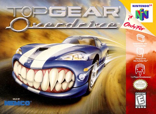 Top Gear Overdrive box art