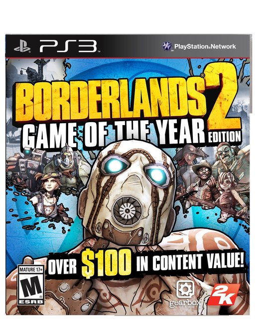 Borderlands 2: Game of the Year Edition box art
