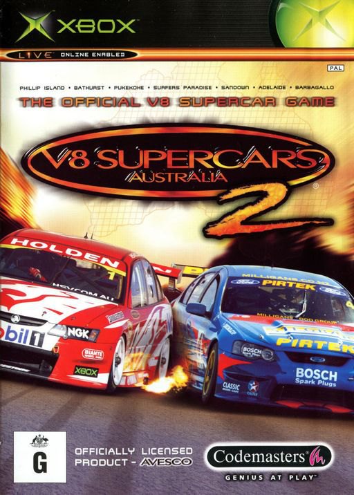V8 Supercars Australia 2 box art