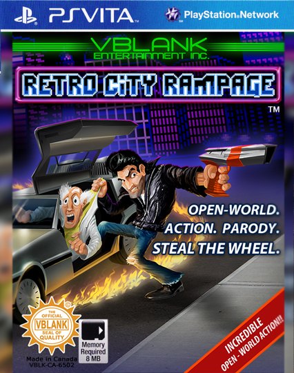 Retro City Rampage box art