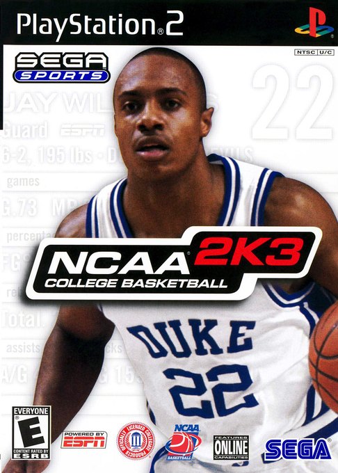NCAA College Basketball 2K3 box art