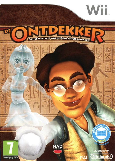 Ontdekker en het Mysterie van de Diamanten Scarabee, De box art