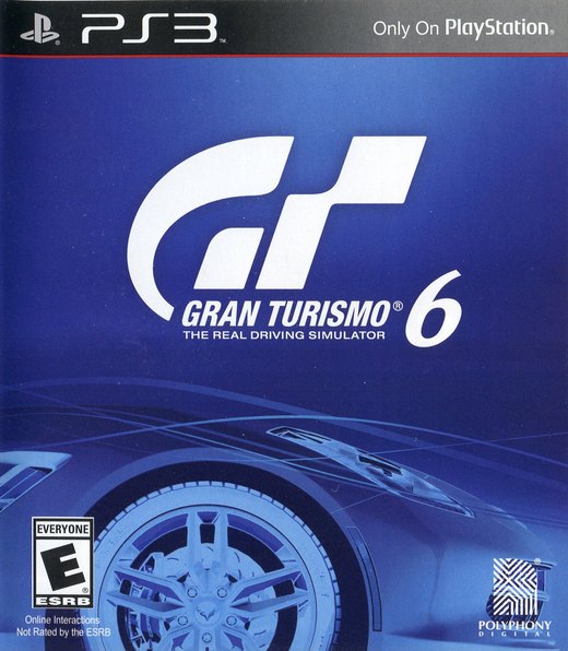 Gran Turismo 6 box art