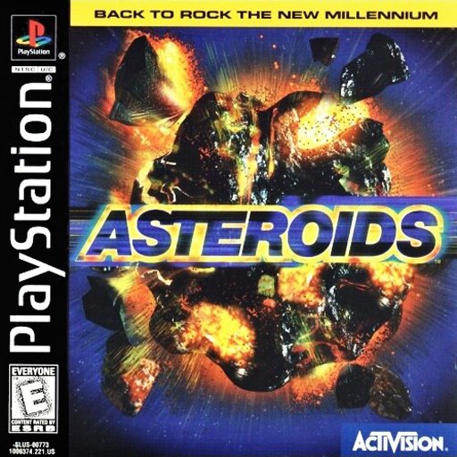 Asteroids box art