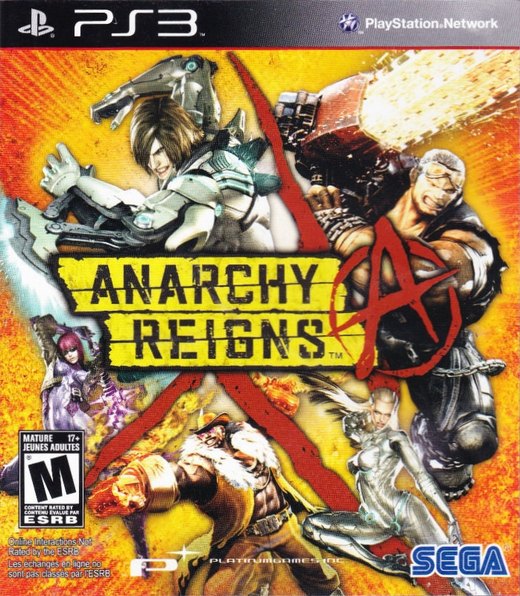 Anarchy Reigns box art