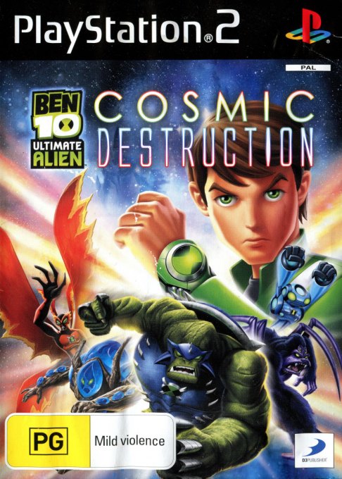 Ben 10: Ultimate Alien: Cosmic Destruction box art