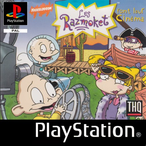 Nickelodeon Les Razmoket: Font leur Cinema box art