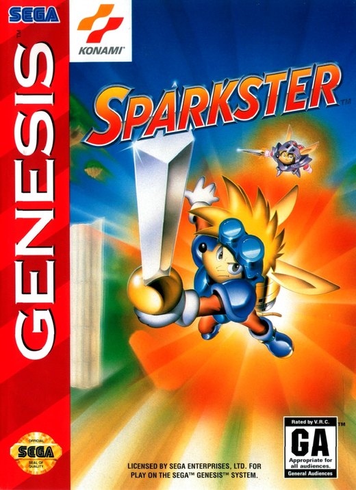 Sparkster box art